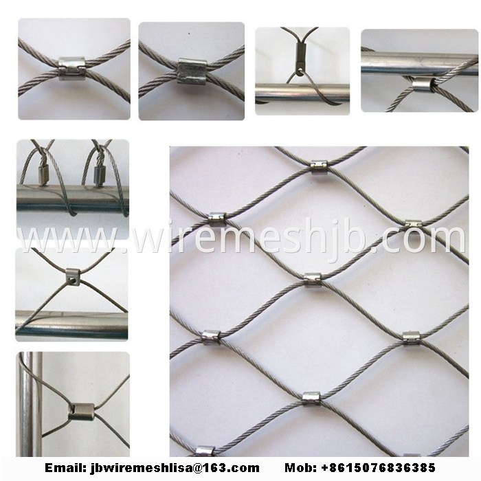 Flexible Stainless Steel Cable Mesh